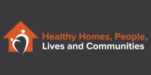 Healthy Homes, people, lives and communities logo