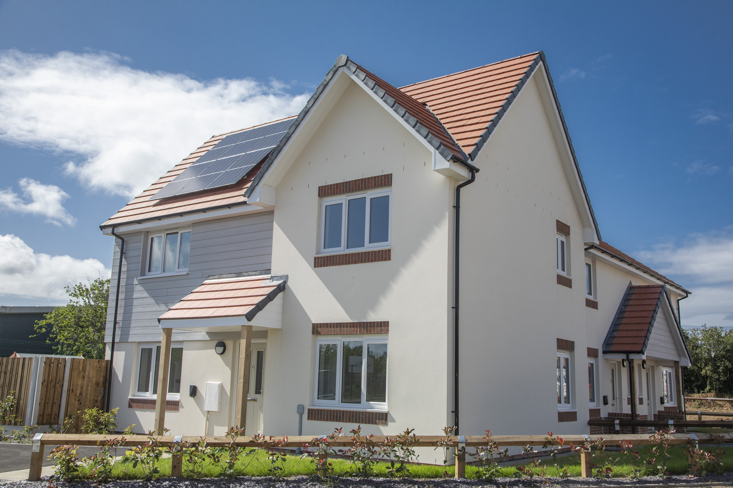 Coleg Menai Llangefni properties with solar panels