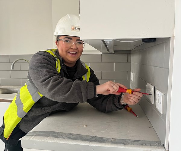 Pentraeth women construction week